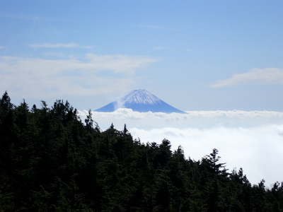 黒鉄山からの富士山